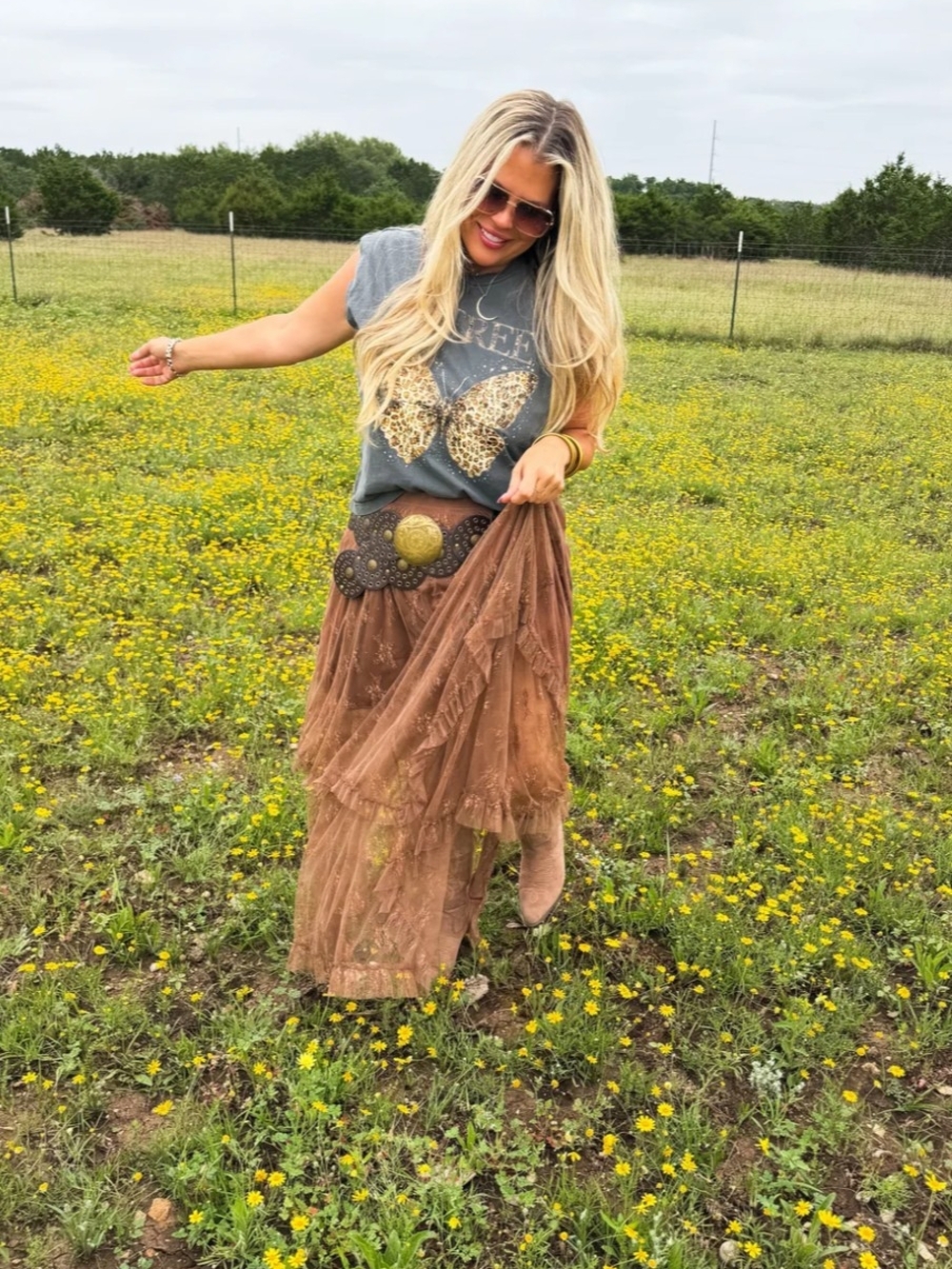 Be Free Butterfly Tee - Picture 8 of 11